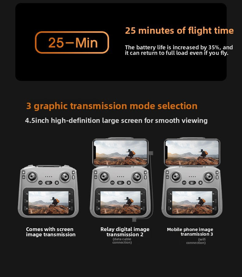 Swissclear™ S119 Drone 8k Dual Camera