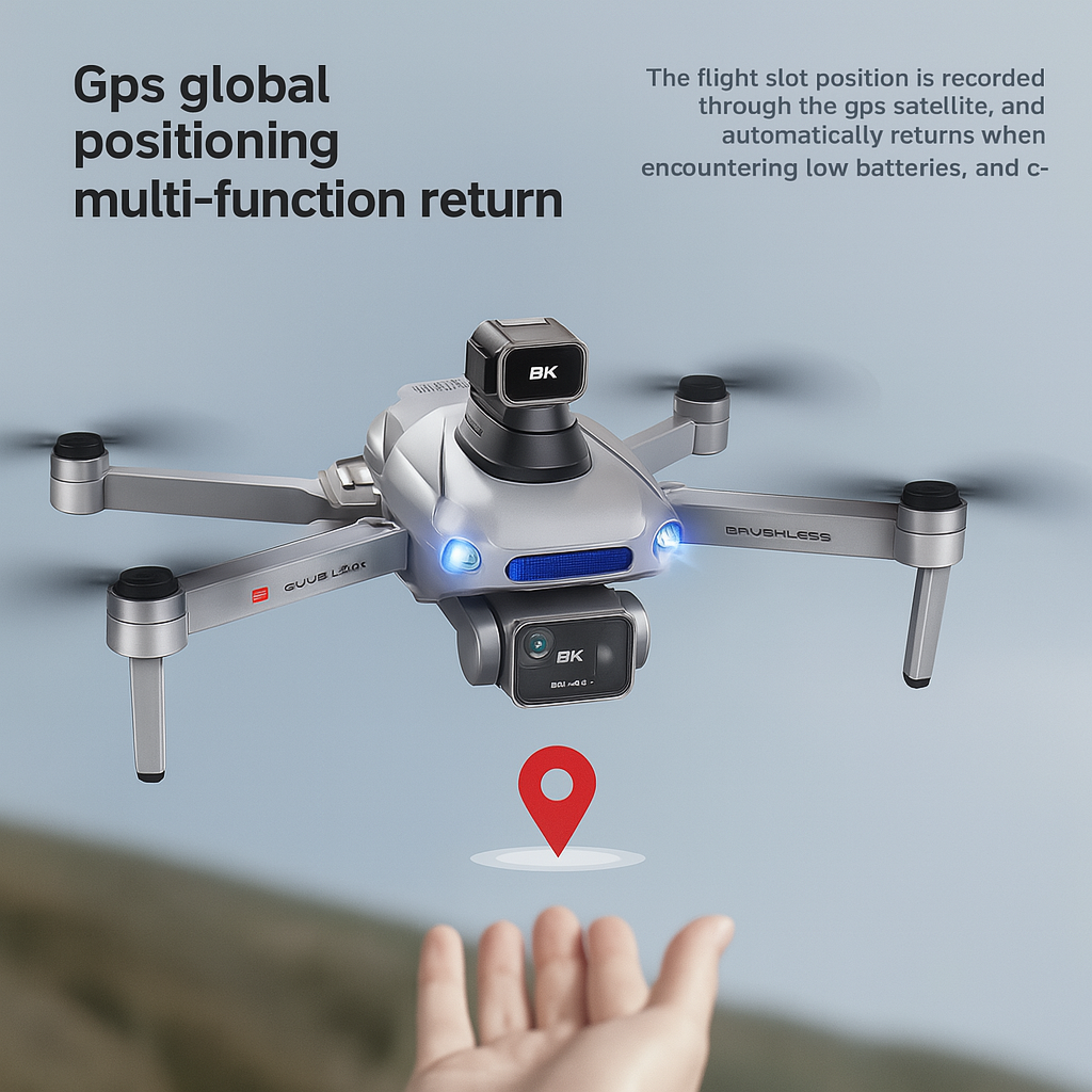 Swissclear™ S119 Drone 8k Dual Camera